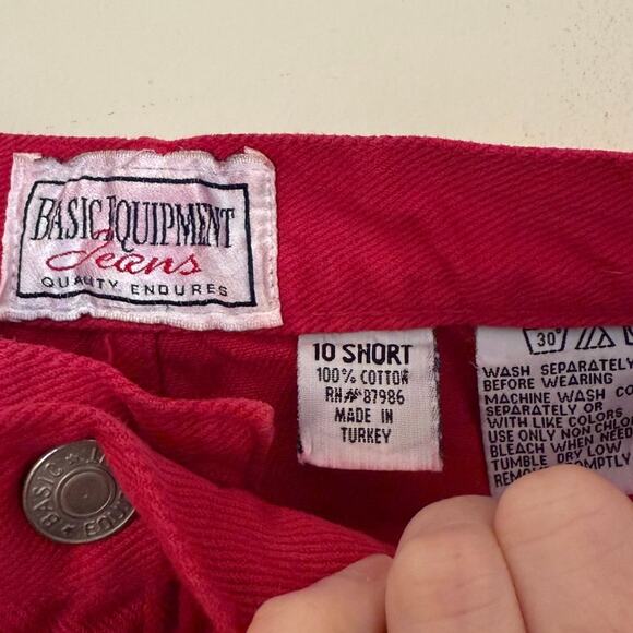 Vintage 90s High Waisted Hot Pink Mom Jeans - Picture 5 of 5